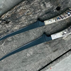 Black Edition Fillet Knife Set with Ram Horn Handles

MZ:30