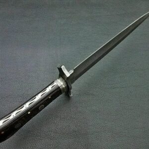 Handmade Damascus Feather Dagger,Micarta Handle
MZ:39