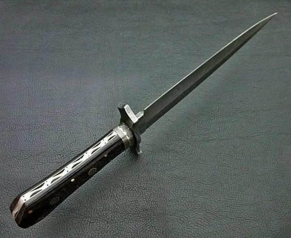 Handmade Damascus Feather Dagger,Micarta Handle
MZ:39