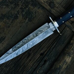 Handmade Ironclad Damascus Combat Dagger
MZ:44