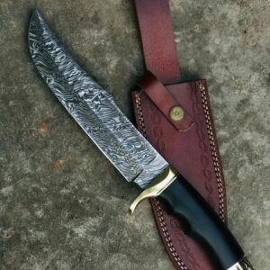 Midnight Fang Damascus Hunter – Sculpted Steel & Power Grip
MZ:57