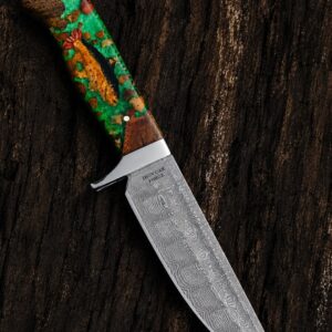 11" Handmade The Fisherman's Heirloom.Custom Stainless Steel Knife.